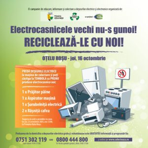 reciclare deseuri electrice aparate vechi electrocasnice Otelul Rosu
