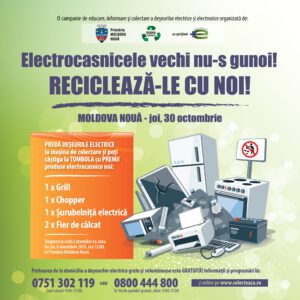 reciclare electrocasnice aparate stricate Moldova Noua