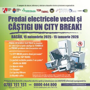 colectare reciclare electrice electronice electrocasnice bacau