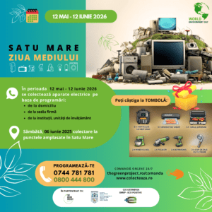 actiune colecatre si reciclare Ziua Mediului 2026 Satu MAre